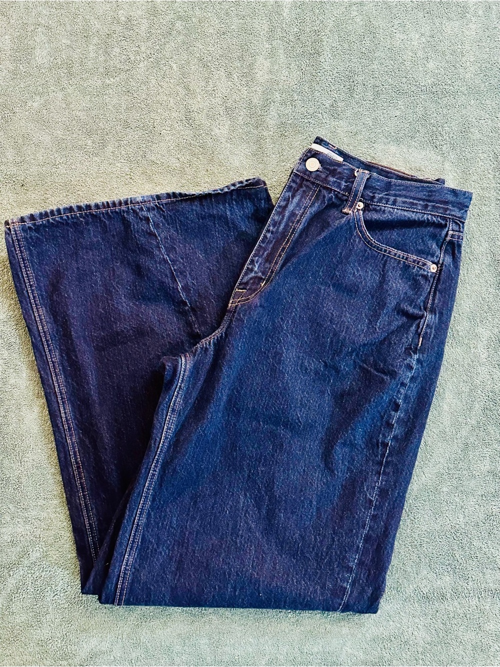 Pistola Wide Leg Dark Wash Jeans Women’s Size 31 - Picture 4 of 4